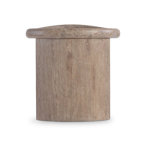 Bernhardt Bernhardt Sculptural Bryant Side Table In Aurum Cast Resin Wood-Grain Finish — Artful, Durable Accent 532122
