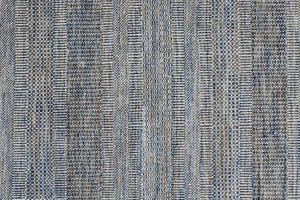 Feizy Rugs Janson Hand Knotted Wool And Viscose Rug With Textured Stripes For Casual Farmhouse Elegance Silver Wool,Viscose I92i6064blu000i10