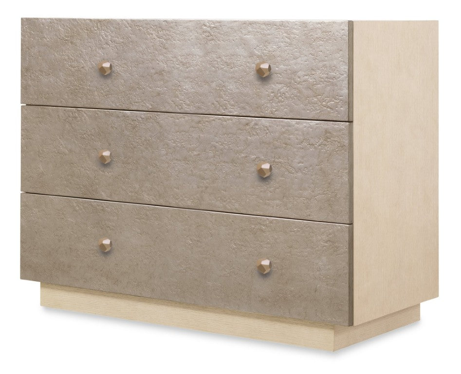 Hooker Furniture Westwood Bachelors Chest With Polished Limestone Finish, Cedar-Lined Drawer & Integrated Usb Charging Station 6133-90017-80