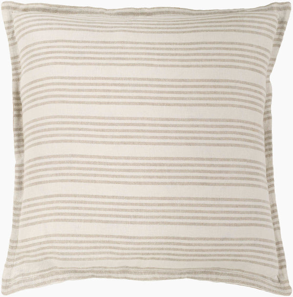 Surya Quinn Luxurious Linen Sham - Country Cottage Charm, Machine Washable, Perfect For Cozy Bedrooms Ivory Linen,Linen Qin2000-sw