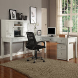 Boca Desk with Hutch Cottage White BOC#347D-2 Parker House