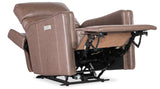 Twain Zero Gravity Power Recliner w/Power Headrest and Lumbar Brown SS645-PHZL1-070 Hooker Furniture