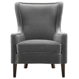 Rosco Velvet Accent Chair w/