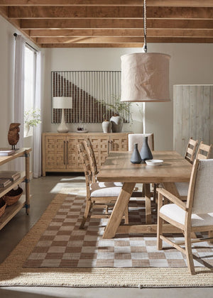 Hooker Furniture Vineyard Pecky Hickory Console Table In Sonoma Finish With Hammered Metal Brackets, Fits 80" Tv 6952-55470-80