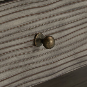 Homelegance By Top-Line Juniper Antique Grey Finish Grey Fiber Cement Table with Self Grey Wood