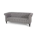 Christopher Knight Home® - Noble House - Barneyville Traditional Chesterfield Sofa With Tufted Cushions