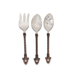 Fleur de Lis Hostess Serving Set, Set of 3 EAW91433 Park Hill