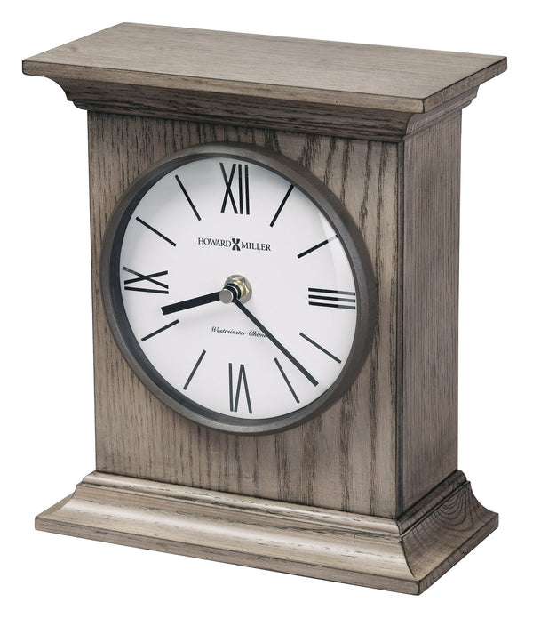 Hekman Furniture 635246 Priscilla Mantel Clock - Seaside Gray With Westminster Chime & Automatic Nighttime Shut-off Seaside Grey Priscilla Mantel Clock 635246