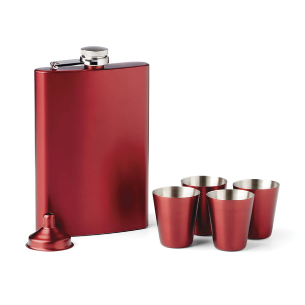 Lenox Cambridge 6-Piece Red Flask Set NO COLOR METAL EHGRD21CB1DS