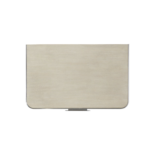 Bernhardt Bernhardt Corinne Nightstand With Woven Drawer Fronts, Soft-Close Storage, Usb A+C Charging, Ecru Finish 357232