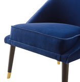 Steve Silver Avalon Velvet Accent Chair Navy AV850ACN