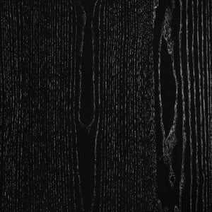 60" Mid-Century Dining Table w/ Trestle Base Black Ash SAMD2DBAVS Walker Edison