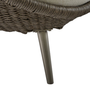 Bernhardt Bernhardt Santa Monica Outdoor Sofa — All-Weather Pebble Woven Papasan Design, Deep Cushions, Uv-Resistant Comfort - Made to Order O8227A