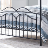 Christopher Knight Home® - Noble House - Earhart Traditional Iron Canopy Queen Bed Frame