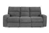 Parker House Polaris - Bizmark Grey Power Reclining Sofa And Recliner Grey 100% Polyester (W) Mpol-31ph-big