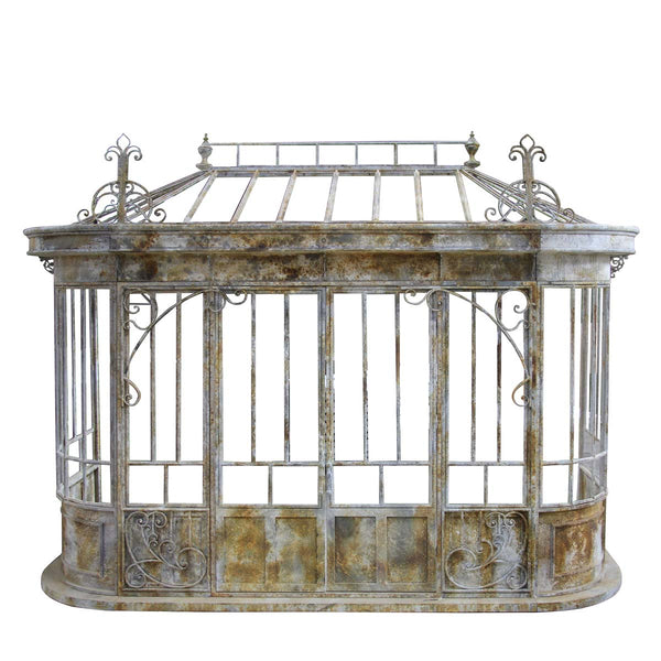 Park Hill Aged Metal Conservatory Facade Framework EDX80861