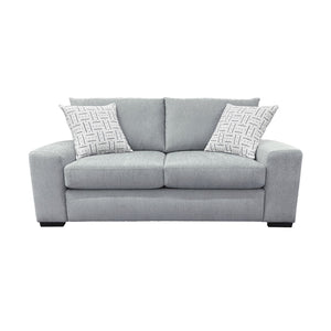 Porter Designs Clayton Modern Upholstered Loveseat – Chic Comfort For Stylish Living Rooms And Cozy Nights Teal Fabric 01-207-02-4346