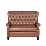 Christopher Knight Home® - Noble House - Trillium Contemporary Faux Leather Tufted Oversized Recliner with Nailhead Trim