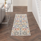 Nourison Passion PSN01 Machine Made Power-loomed Borderless Design Indoor Only Bohemian Transitional Rug Ivory,Multi, Ivory 100% Polypropylene 99446014603