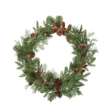 Mixed Pine Decorated Grapvine Wreath XPW20470 Park Hill