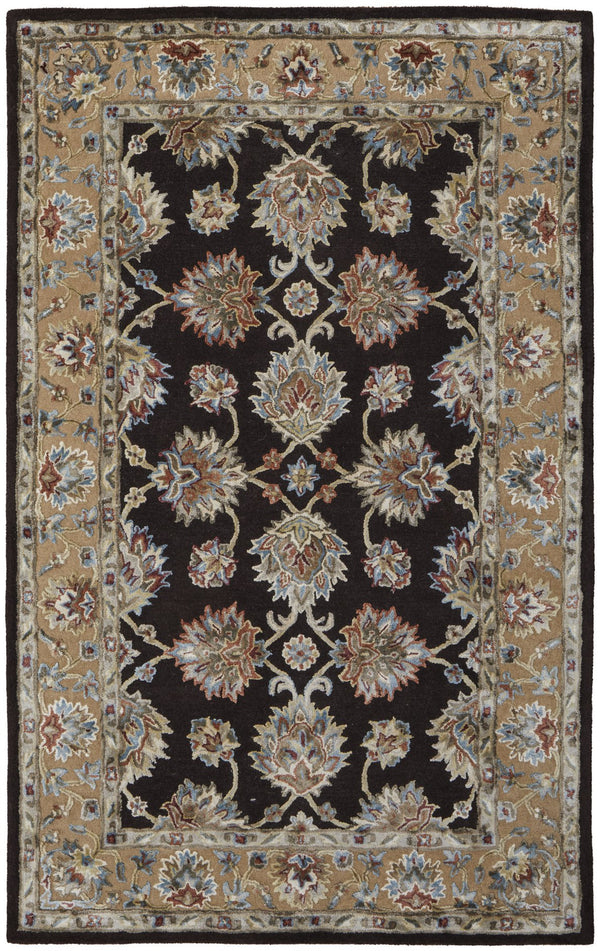 Feizy Rugs Prescott Hand Tufted Viscose-wool Rug – Elegant Traditional Persian Design For Timeless Living Spaces Brown,Tan,Orange Viscose,Wool Pct8938fbrnbgef00