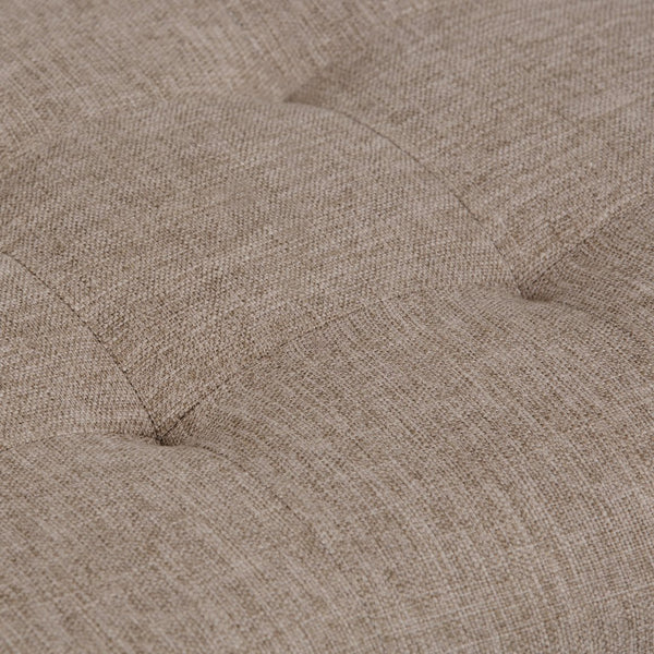 English Elm Draper Mid Century Tufted Ottoman Bench - Versatile Fawn Brown Seating For Living Room & Entryway B136P158189