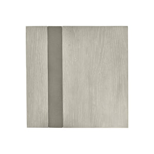 Bernhardt Bernhardt Tempo Wire-Brushed Oak Accent Table With Satin Nickel Bands — Rustic Modern 14"X14"X22" 346116