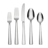 Oneida Madison Avenue 45-Piece Stainless Steel Flatware Set, Service for 8, Mirror Finish