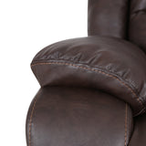 Christopher Knight Home® - Noble House - Malic Classic Tufted Leather Swivel Recliner