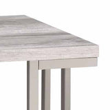 English Elm Steve Silver - David - End Table - White