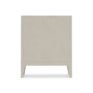 Bernhardt Bernhardt Cornelia Nightstand With 3 Soft-Close Drawers, Brushed Metal Inlays & Integrated Usb Charging Nebbia 24 W" x 19 D" x 29 H" 331228