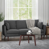 Christopher Knight Home® - Noble House - Feichko Contemporary Fabric Pillow Back 3 Seater Sofa