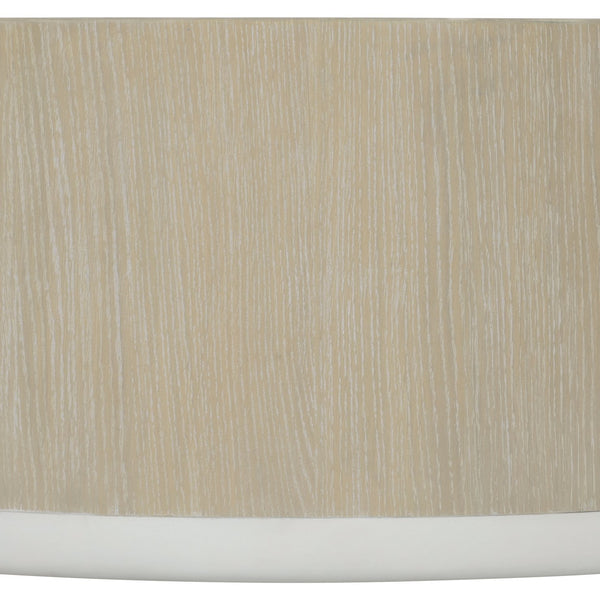 Bernhardt Bernhardt Solaria Oval Cocktail Table With Layered Faux Stone & Wood Finish, Casters, 56"W X 26"D 310022