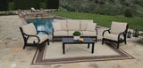 Monterey Sofa in Frequency Sand w/ Contrast Canvas Java Welt SW3001-23-SAND-STKIT Sunset West