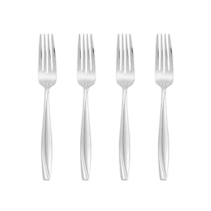 Lenox Oneida Camlynn Everyday Flatware Salad Forks, Set of 4 Metallic, STAINLESS METAL T222004A