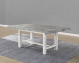 Steve Silver Canova Gray Marble Top Dining CV500GT