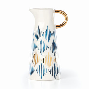 Lenox Blue Bay Medium Pitcher Blue, WHITE PORCELAIN 891206