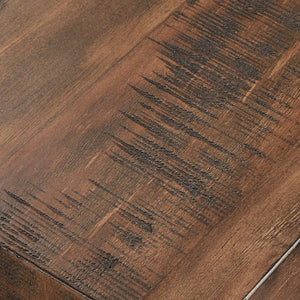 Homelegance By Top-Line Alastor Rustic X-Base Accent Tables Brown MDF