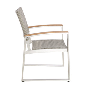 English Elm Christopher Knight Home® - Glasgow Grey Rattan Dining Chair – Stylish, Weather-Ready Comfort For Outdoor Spaces & Gatherings 62759.00PEMGRY