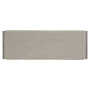 Bernhardt Bernhardt Foundations Bench — 54" Modern-Rustic Acacia In Dark Shale With Woven Cushion, Versatile Seating 306508