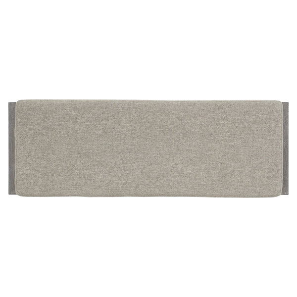 Bernhardt Bernhardt Foundations Bench — 54" Modern-Rustic Acacia In Dark Shale With Woven Cushion, Versatile Seating 306508