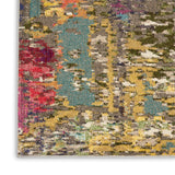 Nourison Celestial CES14 Machine Made Power-loomed Borderless Design Indoor Only Modern & Contemporary  Rug Sunset, Multicolor 100% Polypropylene 99446483218