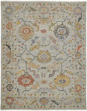 Feizy Rugs Karina Hand-knotted Wool Rug - Timeless Elegance And Modern Functionality For Sophisticated Decor Gray,Yellow,Red Wool 9096793fmlt000p00