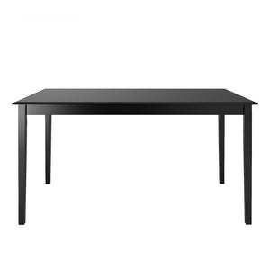 Homelegance By Top-Line Alejandro Wood Black Dining Table Black Wood