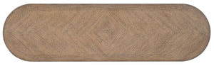 Hooker Furniture Melange Two-Tone Arbor Credenza With Soft-Close Doors, Adjustable Shelf, Oak Veneer Rustic Charm 628-85679-80