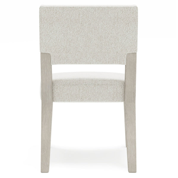 Bernhardt Bernhardt Tempo Side Chair With Wire-Brushed Oak Legs, Performance Fabric, Deep Cushioned Comfort And Rustic Modern Style 346545