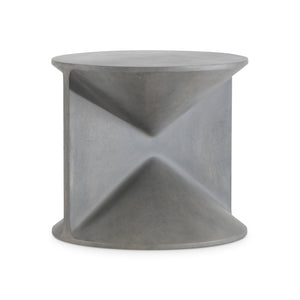 Bernhardt Bernhardt Sintra Sculptural Geometric Side Table for Modern Indoor Outdoor Living Spaces X11123