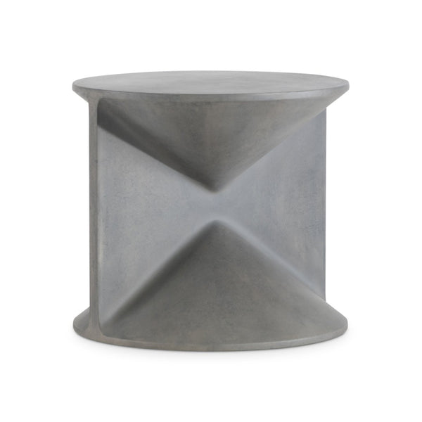 Bernhardt Bernhardt Sintra Sculptural Geometric Side Table for Modern Indoor Outdoor Living Spaces X11123