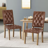 Christopher Knight Home® - Noble House - Kessler Contemporary Tufted Dining Chairs (Set Of 2)