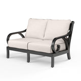 Monterey Loveseat in Canvas Natural w/ Self Welt SW3001-22-5404 Sunset West